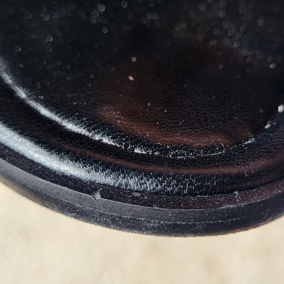 Paul Green Leather Munchen Low Kitten Heel Sandals Black Y2K Size 6 - Picture 11 of 12